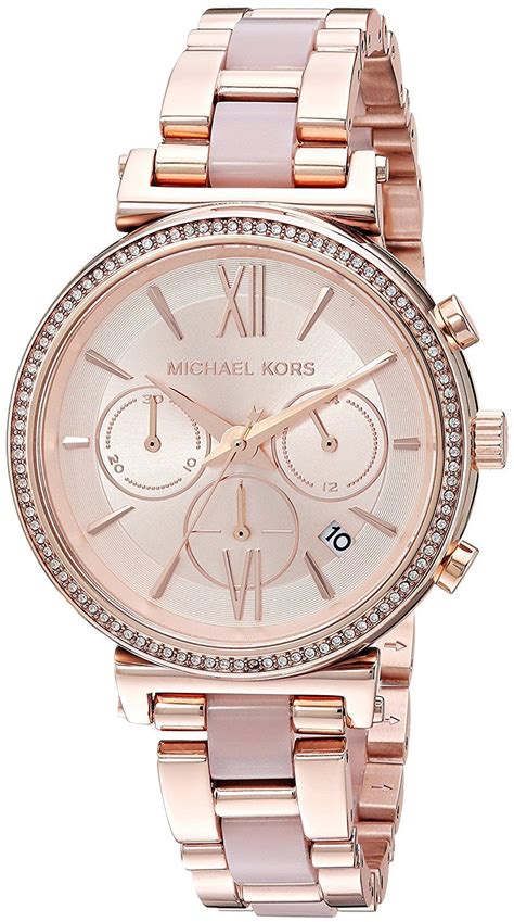 Amazon.com: Michael Kors Women's Sofie Quartz Watch with 